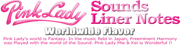 Sound Liner Note 「Pink Lady in USA」